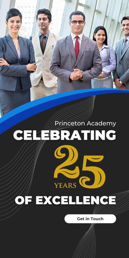 25 Years in corporate training princeton academy
